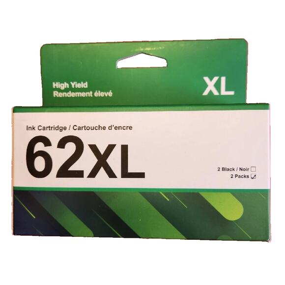 HP Other - 62xl ink cartridges black HP equivalent